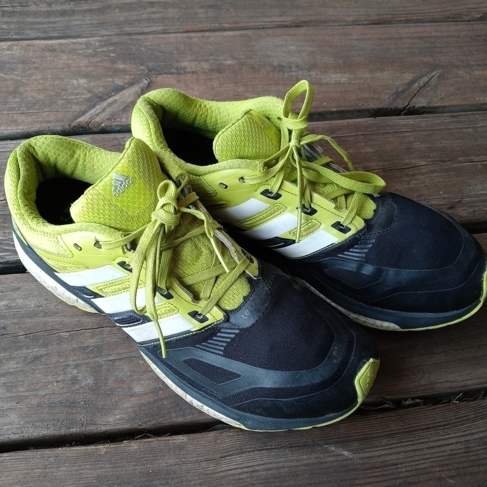 adidas Performance Response Boost Techfit M B40107 Green/Black/White men's sz 13